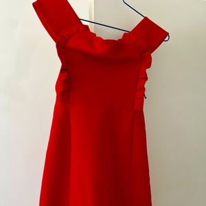Beautiful BA&SH short red dress Sz 1